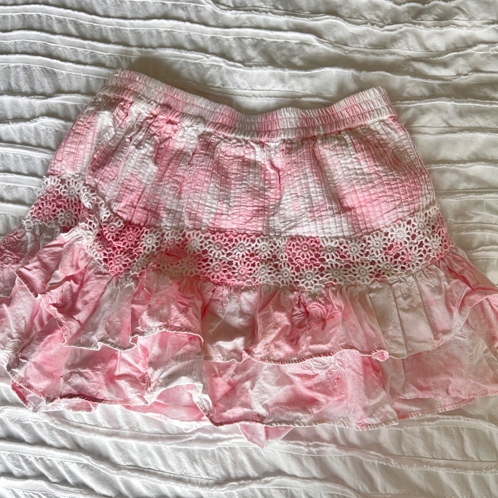 LoveShackFancy Ruffle Mini Skirt - Picture 8 of 12